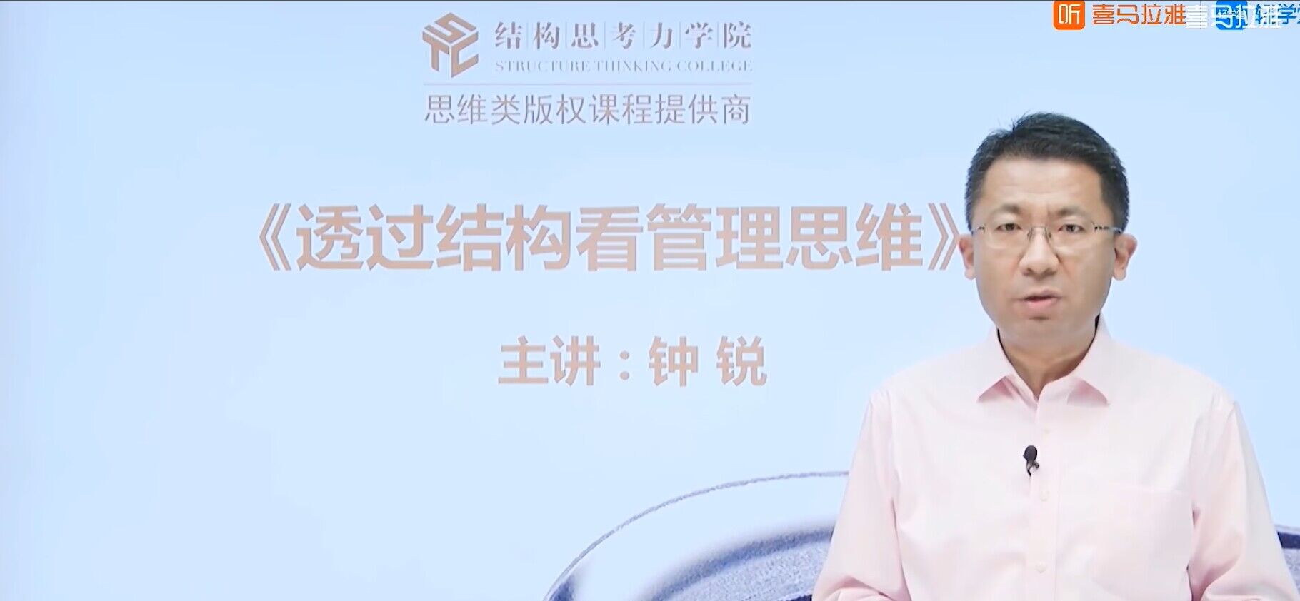 透过结构看管理思维