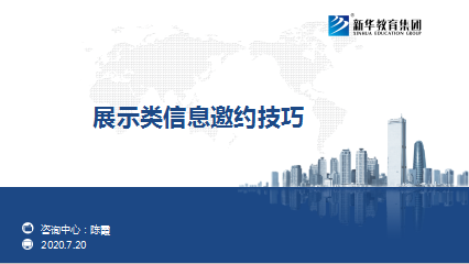展示类信息邀约技巧 